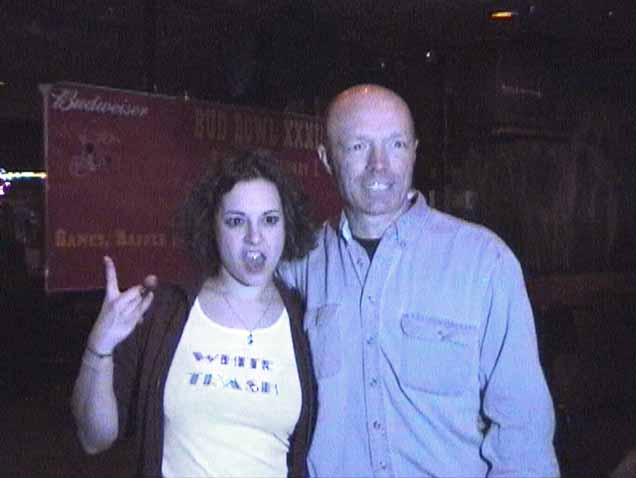 Annie (waitress) and Dan Chute