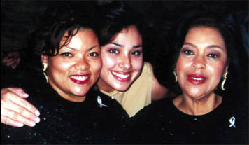 The Chantels Ami and Sonia greet fan Estrella Regalado