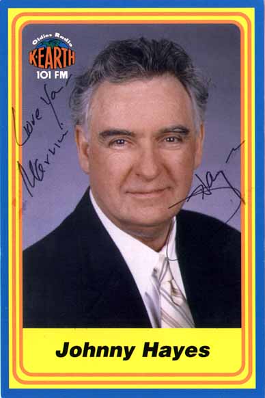 Johnny Hayes K-EARTH 101 FM (PR photo)