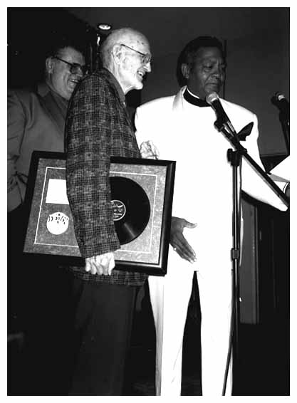 Hunter Hancock with Billy Foster and Steve Propes