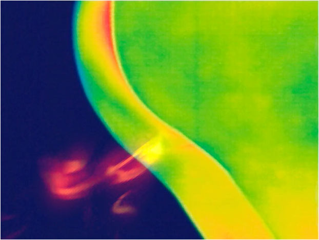 thermogram of a human fart