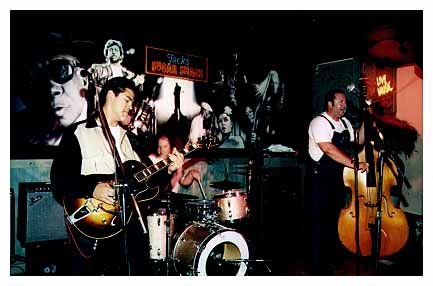 Russell Scott and His Red Hots on stage